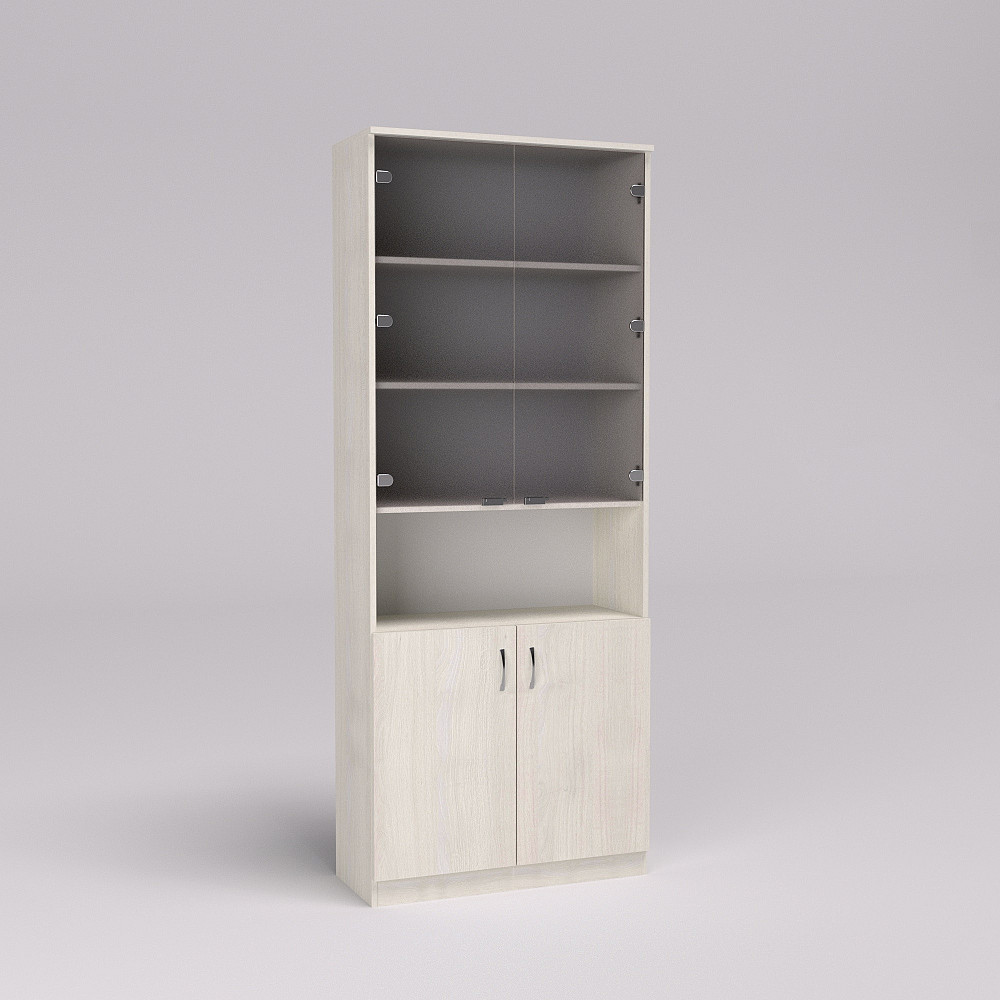 Шкаф офисный ОШС-2, Дуб Шамоні Світлий, 800/340/2100 Львов - изображение 3