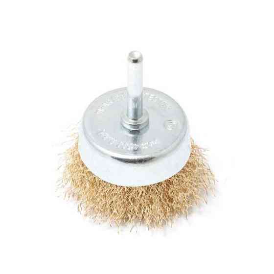 Кордщетка чашеобразная латунная для дрели 50мм, в блистере RockForce RF-BCR002 Одесса