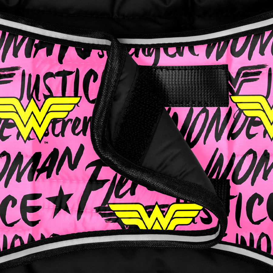 Курточка-накидка для собак WAUDOG Clothes, малюнок "Диво-жінка в рожевому", S, А 32 см, B 41-51 Коломыя - изображение 2