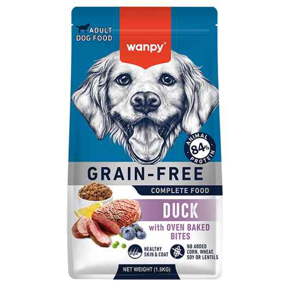 Wanpy Grain Free Duck ВАНПИ УТКА ДЛЯ СОБАК сухой беззерновой корм Киев