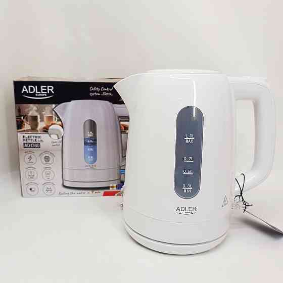 Бытовой чайник для кухни Adler, Электрочайник бытовой с индикатором работы, Тихий электрический чайник GB-35 Львов