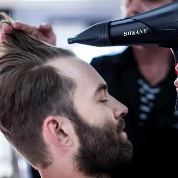 Фен для волосся HS-3890 професійний 2300Вт з концентратором, 3 швидкості, 2 режими температури, петля Одеса - фото 4