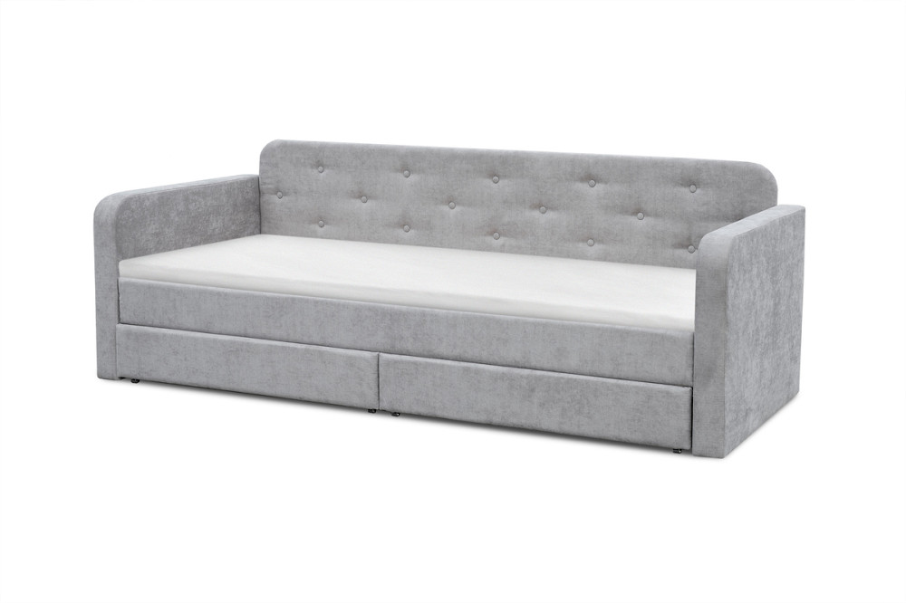 Ліжко Малібу ( З) 800*2000, Аляска 05 сірий Днепр - изображение 2