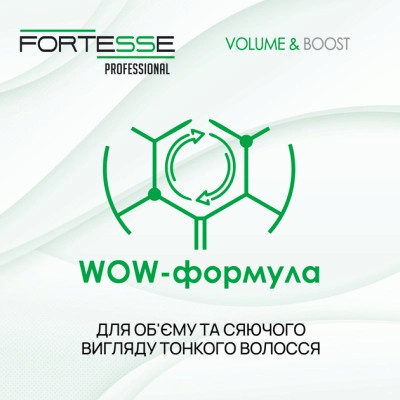 Шампунь Fortesse Professional Volume &amp; Boost Для об'єму волосся 1000 мл (4820000306157) Вінниця - фото 3