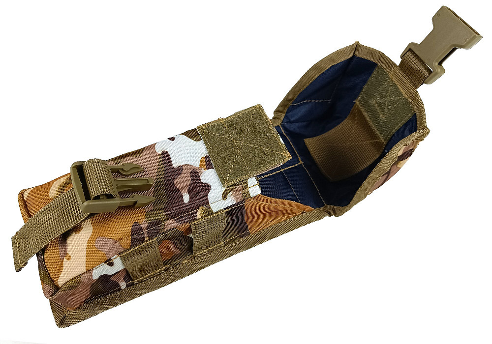 Підсумок під два магазини АК одинарний закритий Multicam Arid (степовий) (MOLLE, підсумок на розгрузку, жилет, РПС) Коломия - фото 5