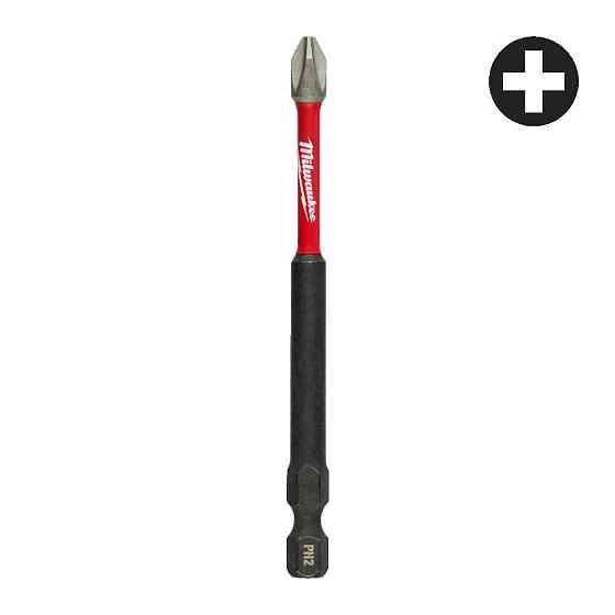Біта SHOCKWAVE MILWAUKEE, PH2, 90мм Одеса