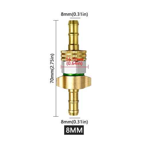 Латунный штуцер M14×1.5 под шланг 8 мм, переходник с наружной резьбой, шестигранник 17 мм Киев