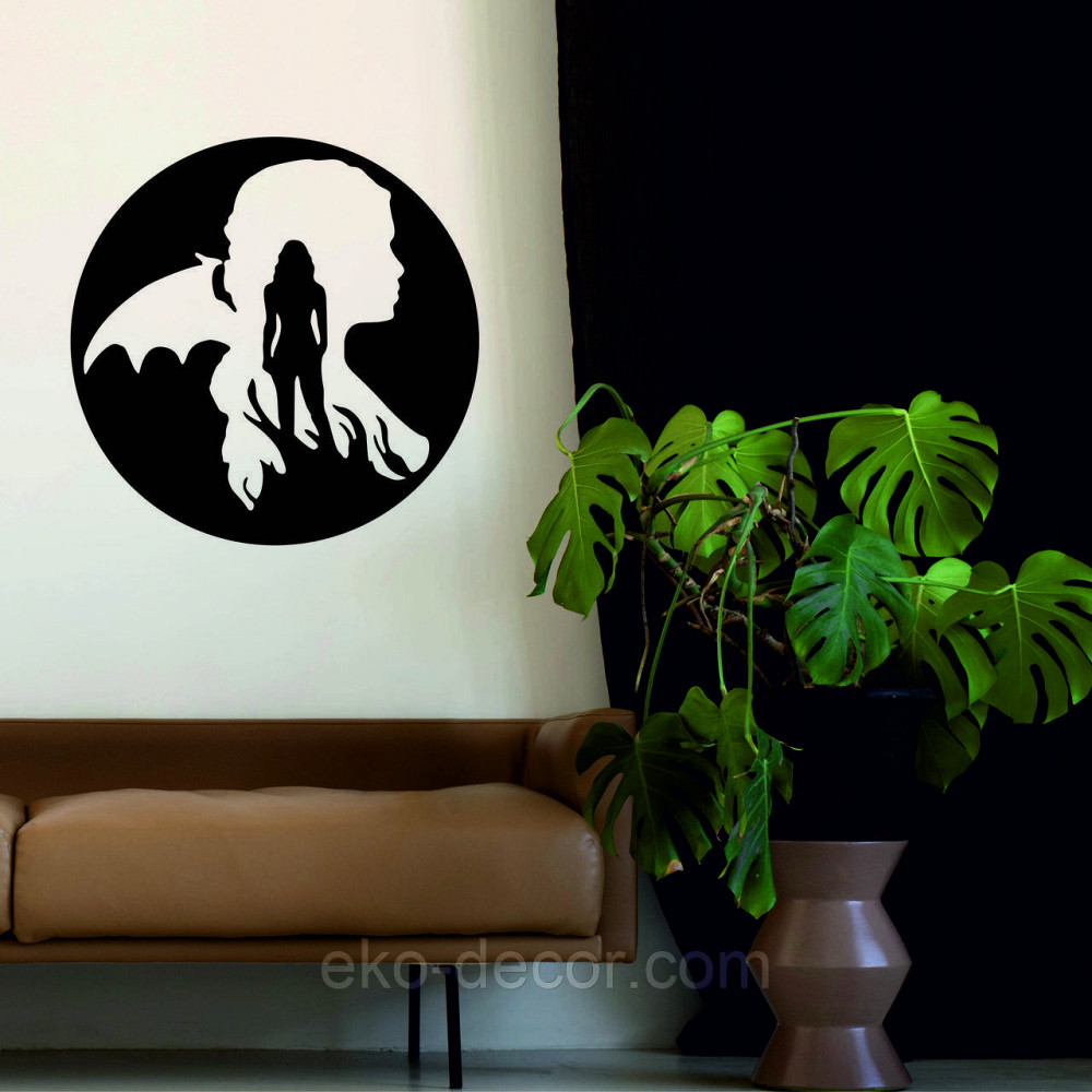 Декоративне настінне Панно «Ангел та Демон», Декор на стіну Київ - фото 2