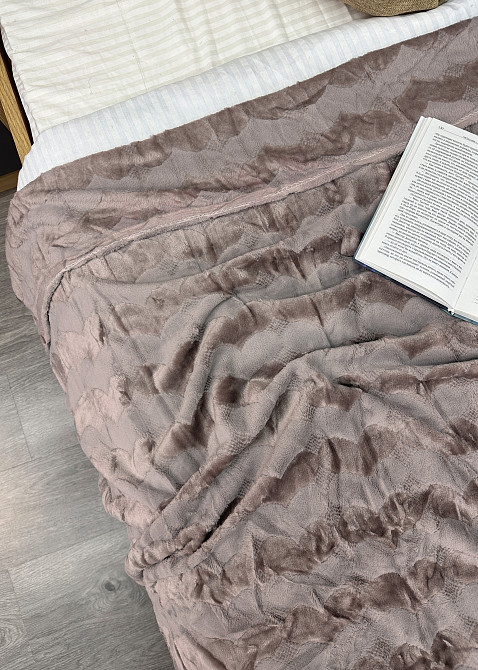 Плед-покривало 200х230 см (+-5см) Какао (87-247) Київ - фото 7