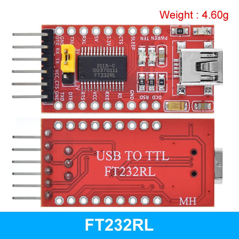 MiniUSB - UART TTL FT232RL 6pin конвертер, програматор для Arduino, модуль перетворювача інтерфейсів Київ - фото 3