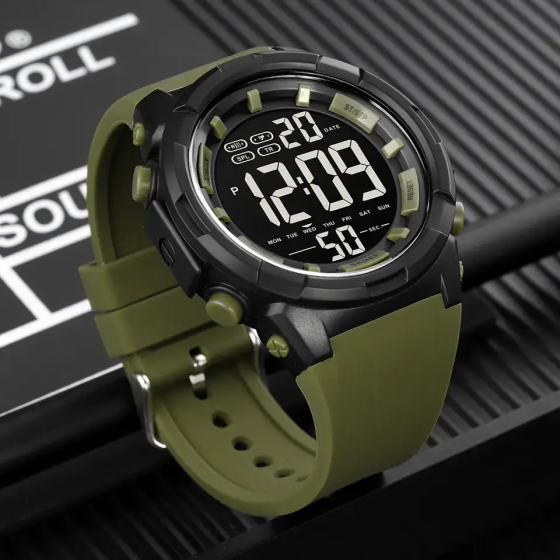 Чоловічий наручний годинник Skmei 1845 (Зелений) Київ