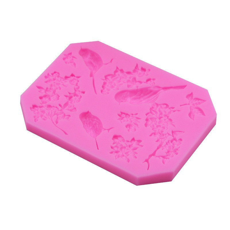 Молд силіконовий Птахи 119 на 90 см рожевий Київ - фото 9