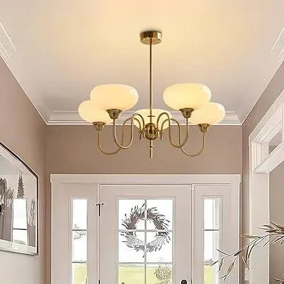 Світлодіодна люстра Дзвіночок 5025 (Золота) на 5 плафонів Вінниця - фото 3