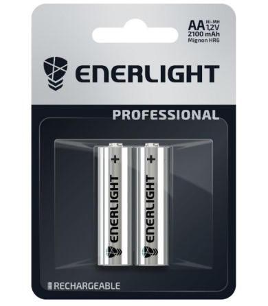 Акумулятор AA/HR06 NiMh 1,2V 2100 mAh (бл-2шт) Enerlight Professional Житомир