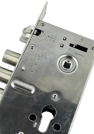 Корпус 3-ригельного замка PES 60х68 з круглими ригелями Київ