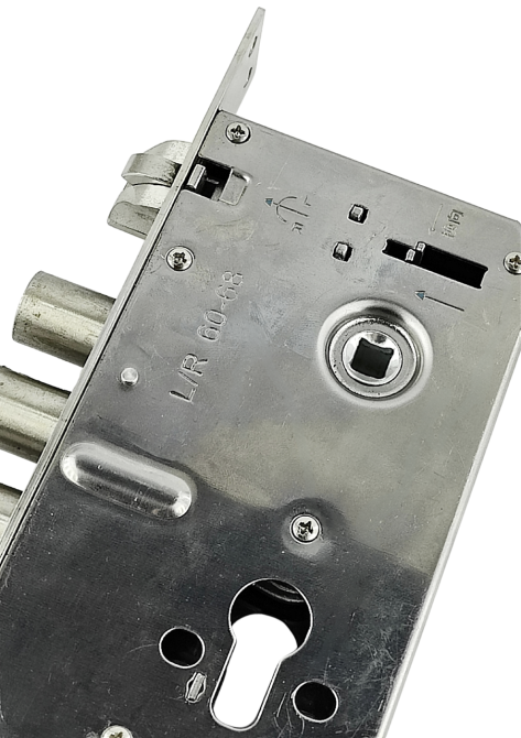 Корпус 3-ригельного замка PES 60х68 з круглими ригелями Київ - фото 5