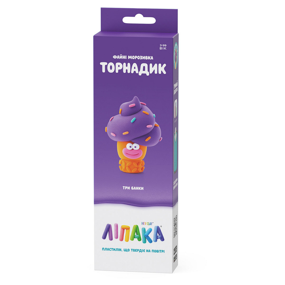 Набір пластиліну Ліпака – Файні морозивка: Торнадик Днепр - изображение 1