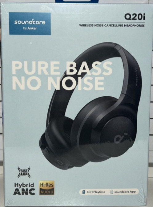 Навушники з мікрофоном Anker SoundCore Q20i Black Киев - изображение 3