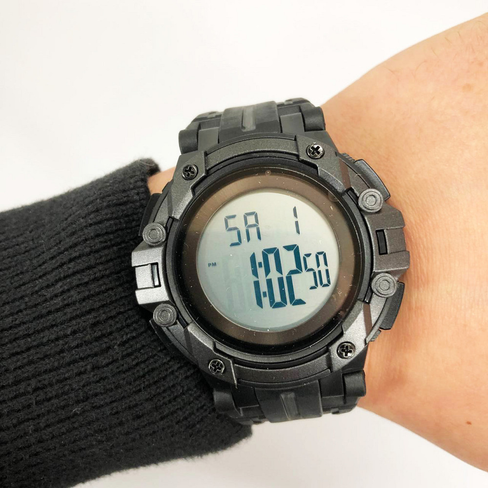 Сучасні військові годинники SKMEI 1545BKWT, Армійські електронні годинники наручні спортивні DV-89 Івано-Франківськ - фото 6