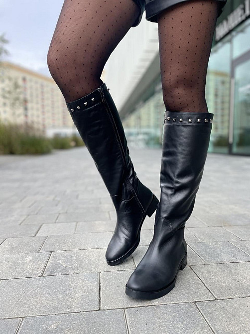 Nivelle Чоботи жіночі NIVELLE чорні натуральна шкіра зима євро-хутро 38р.39р.40р. (4034) Коломыя - изображение 9