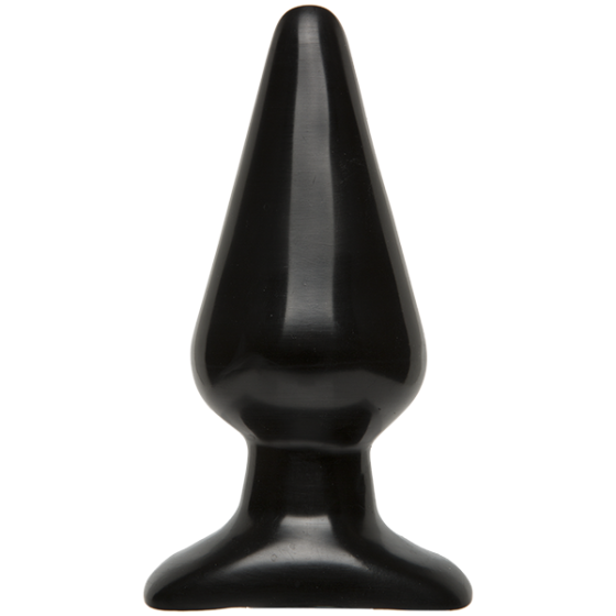 Анальная пробка Doc Johnson Smooth Classic Large - Black, макс. диаметр 5,7см Sex Aura Киев