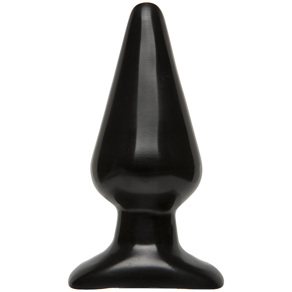 Анальная пробка Doc Johnson Smooth Classic Large - Black, макс. диаметр 5,7см Sex Aura Киев - изображение 1