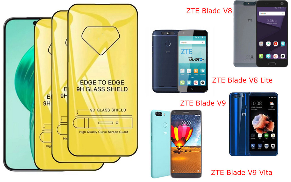 Захисне скло DefenzoGlass для ZTE Blade V8, V8 Lite, V9, V9 Vita – подвійна міцність Київ - фото 3