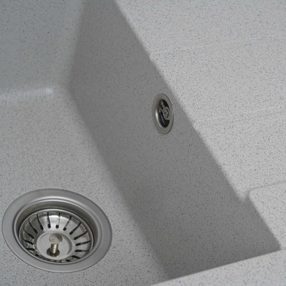 VALESO Гранітна мийка для кухні VALESO INTENSO 6550 матова Топаз Киев - изображение 5