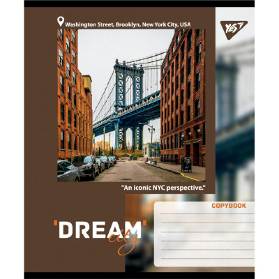 Зошит Yes Dream City А5 24 аркушів лінія (767700) Вінниця - фото 2