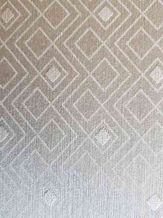 Текстильні шпалери на флізеліновій основі Cador Rasch Textil 086583 бежеві молочні ромби геометрія абстракція Київ