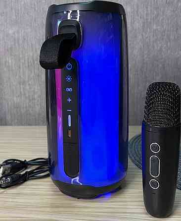 Бездротова Bluetooth-колонка Pulse 5 з підсвіткою 20 Вт | мікрофон. Харків