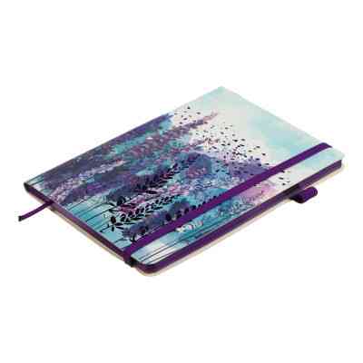 Книга записна Buromax Cherie А5 96 аркушів, без лініювання фіолетовий (BM.295005-07) Вінниця