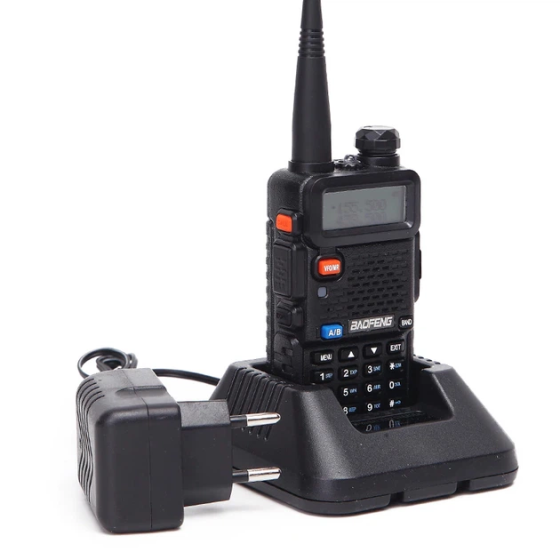 Рація Baofeng UV-5R 5W USB-C Li-Ion акумулятор 1800 mAh Чорний Вінниця