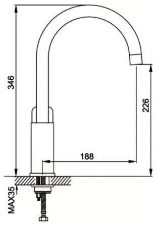 Змішувач для кухні GAPPO G4048 білий/хром Київ