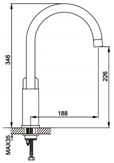 Змішувач для кухні GAPPO G4048 білий/хром Київ - фото 4