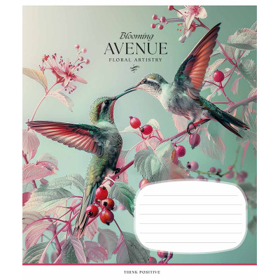 Зошит Школярик Blooming avenue 18 аркушів лінія (018-3553L) Вінниця - фото 5
