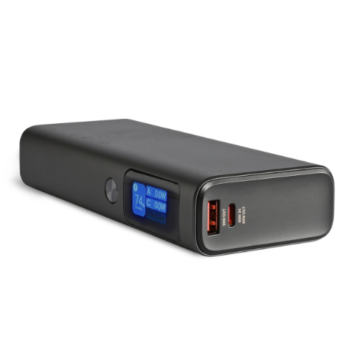 Павербанк 20000 mAh Videx VPB-323 100W PD LED дисплей чорний Житомир - фото 7