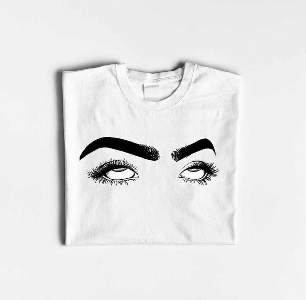 Белая женская футболка с рисунком billie eilish Черновцы - изображение 1