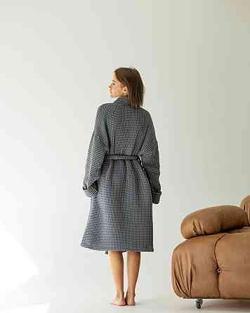 Жіночий халат з вафельної натуральної тканини Харків