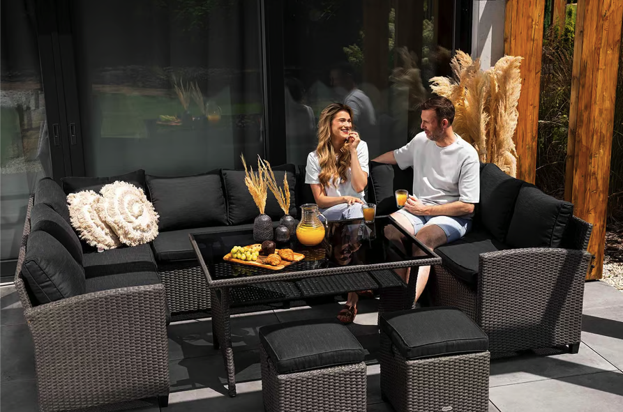 Набір садових меблів Di Volio Livorno Сірий/Графітовий Киев - изображение 7