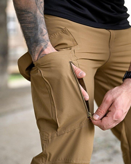 Стрейчеві тактичні штани OBLIVION кайот ДЛ7351 Одеса - фото 7