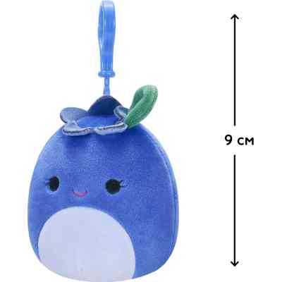Мягкая игрушка Squishmallows на клипсе – Черника Блуби 9 см (SQCP00147) Винница