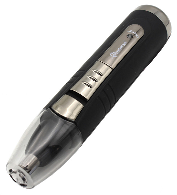 Триммер ProGemei GM-3109 с насадками для носа и бровей 2в1 черный Днепр - изображение 2