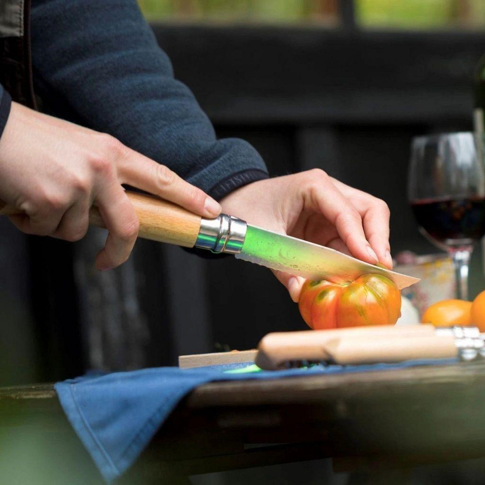 Кухонний Ніж складаний зубчастий Opinel No.12 "Inox Natural" (002441) Нержавіюча сталь Нововолинськ - фото 9