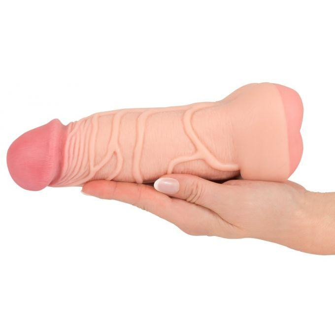 Мастурбатор-насадка 2 IN 1 Nature Skin Extension + Masturbator (Вагина) Sex Aura Киев - изображение 4