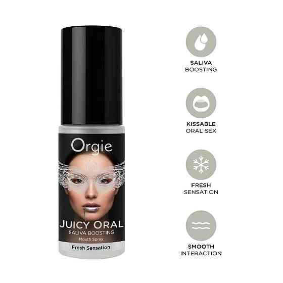 Оральный спрей Orgie – Juicy Oral для усиления слюноотделения 15 мл Sex Aura Киев