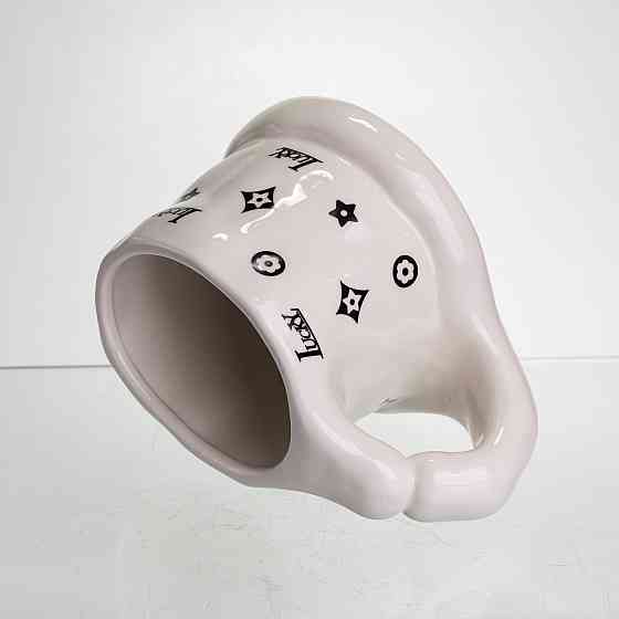 Yiwu Чашка порцелянова 500 (мл) оригінальна кружка на подарунок чашка для чаю та кави Чорний FM Коломыя