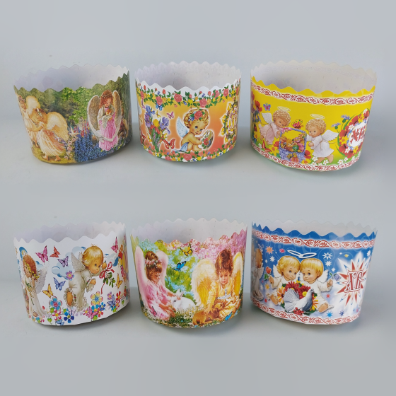 Форми для Пасок 400 гр d130 h85 Асорті 50 шт/пач. Харків