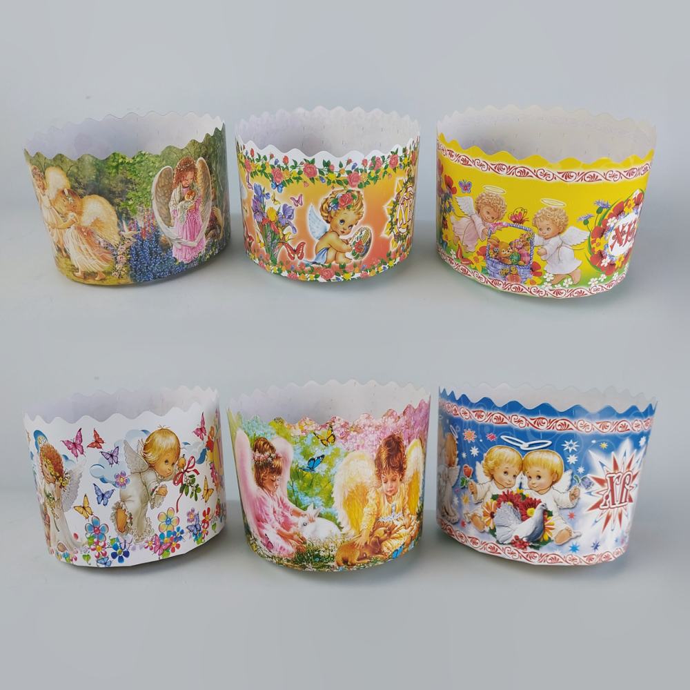 Форми для Пасок 400 гр d130 h85 Асорті 50 шт/пач. Харків - фото 1