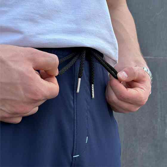 Чоловічі штани джогери з кишенями сині Pobedov Vershyna Київ